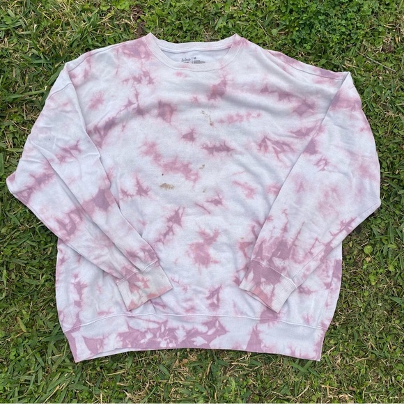Flirtude Pink Tie-Dye Sweatshirt - Picture 2 of 6